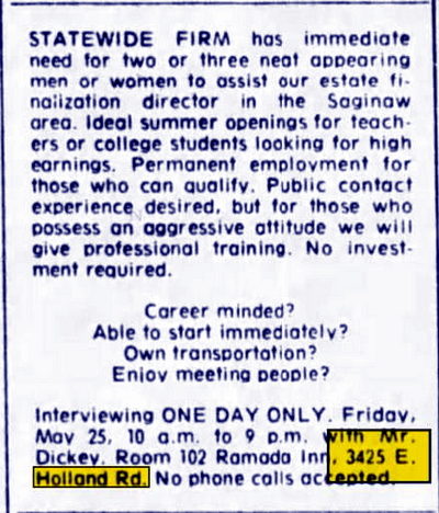 Welcome Inn and Suites (Ramada Inn) - May 23 1973 Ad (newer photo)